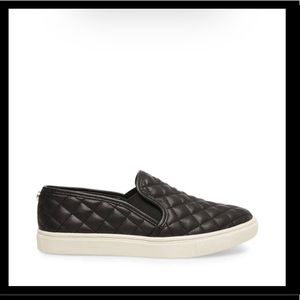 Black Steve Madden Slip Ons